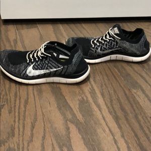 Nike Free Flyknit, black size 7